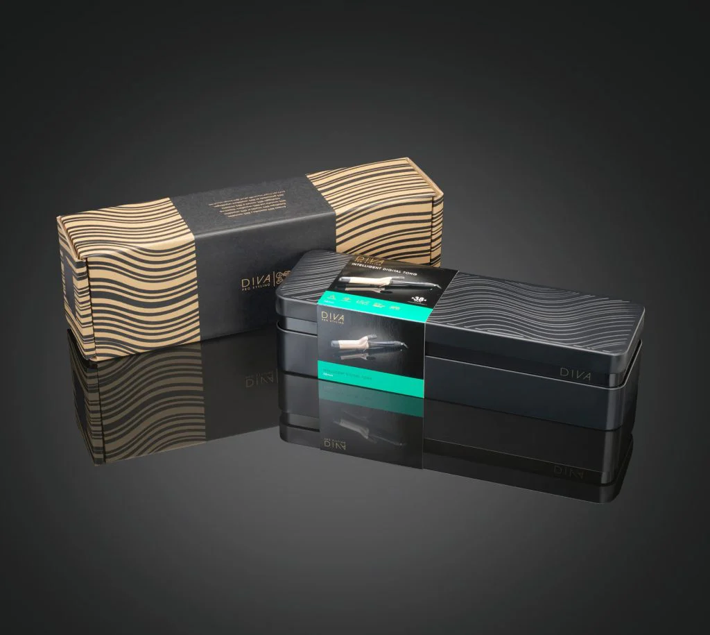 Diva hair tongs for curls and waves